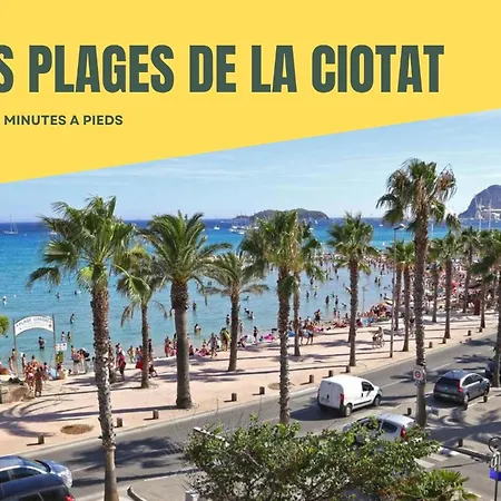 Apartmán T2 Confort - Central- Bord De 100m - Clim